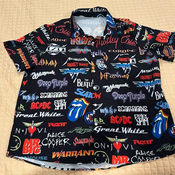Other - The coolest shirt ever! Your classic rock button-down.